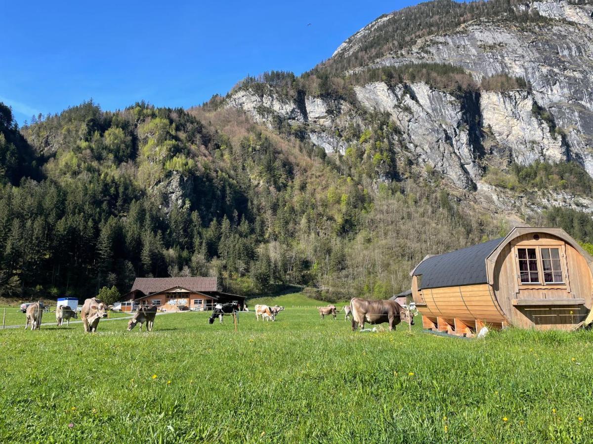 Schlafen Im Fass - Schlaffass - Abenteuer - Romantik - Haslifass Innertkirchen Extérieur photo